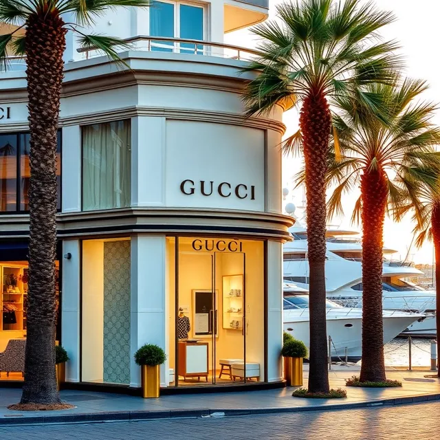 Gucci storefront