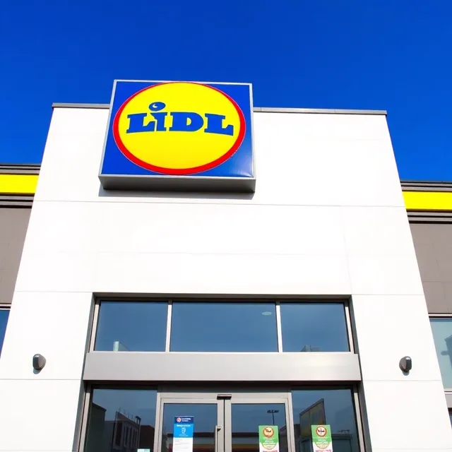 Lidl storefront