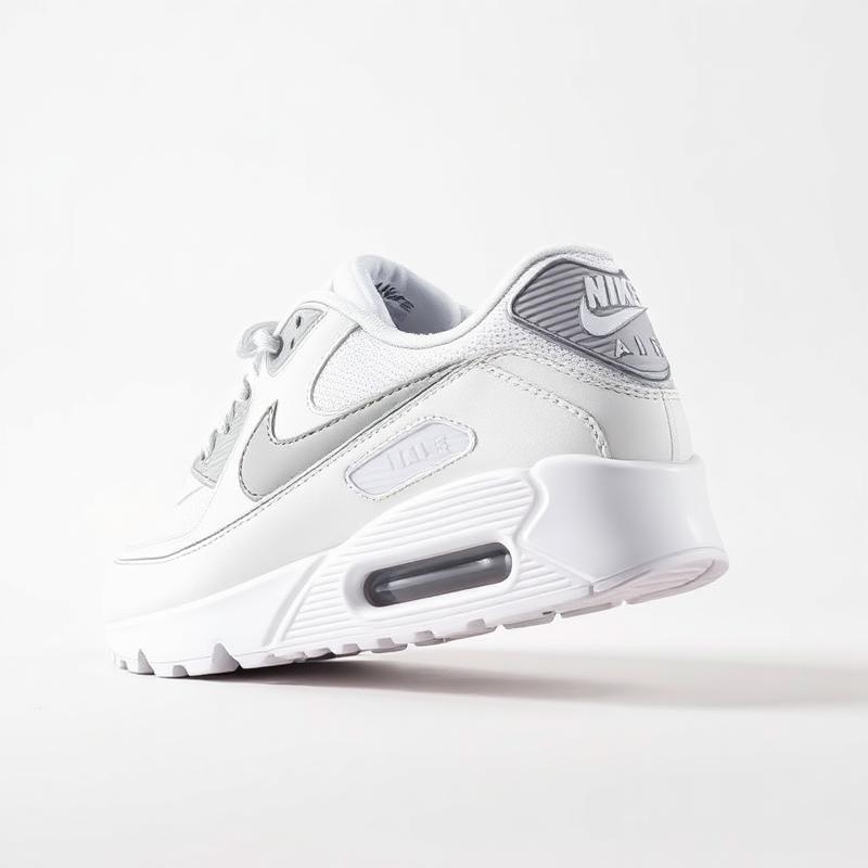 White and Grey Nike Sneakers – Zalando – صورة المنتج