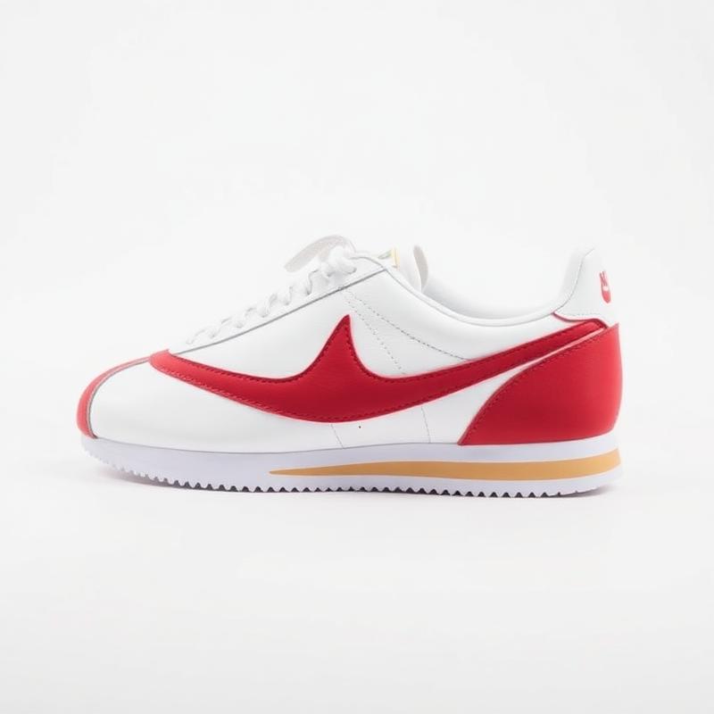 White Red Leather Sneakers – Zalando – صورة المنتج